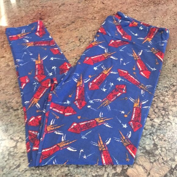 TC NWOT LuLaRoe Leggings EE21 2438 - Picture 1 of 3